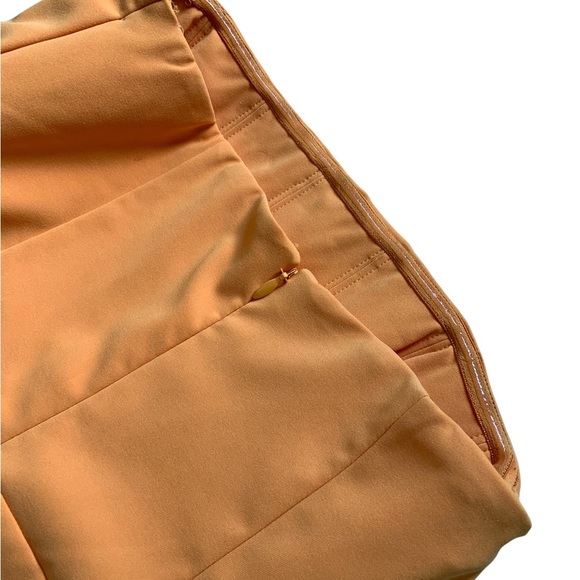 Lavish Alice Strapless  Orange Asymmetrical Cocktail Dress - Medium to Large - Picture 9 of 11